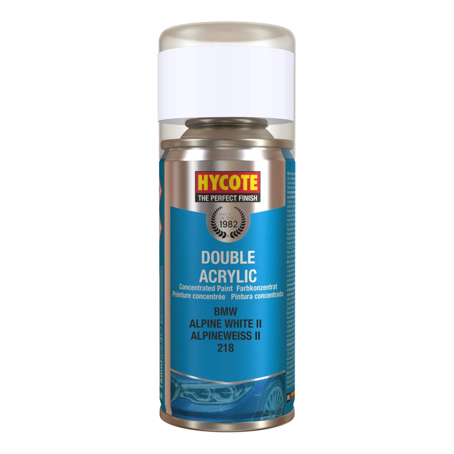 Hycote BMW Alpine White II (2) Spray Paint 150ml XDBM610 Hycote