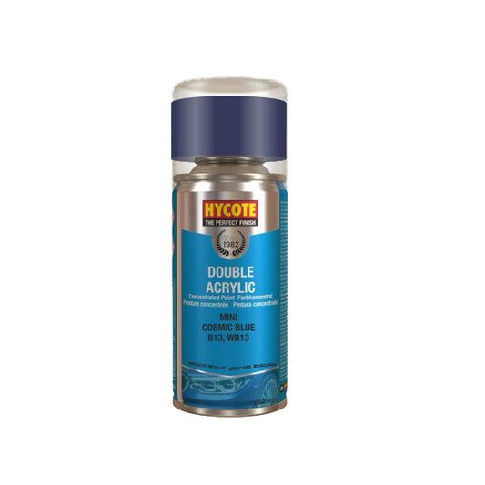 Hycote MINI Cosmic Blue Double Acrylic Spray Paint 150ml XDBM618 Hycote