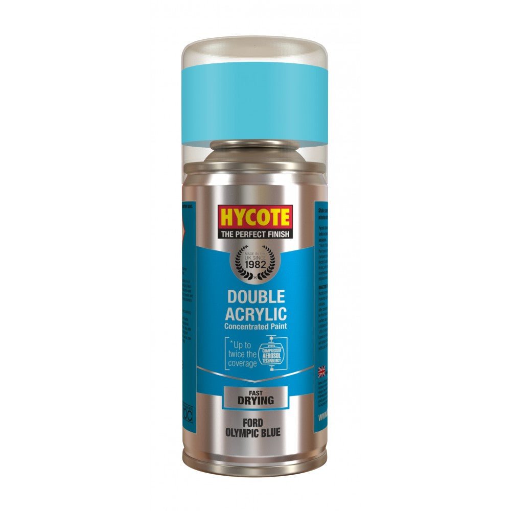 Hycote Ford Olympic Blue Double Acrylic Spray Paint 150Ml Xdfd224 Hycote