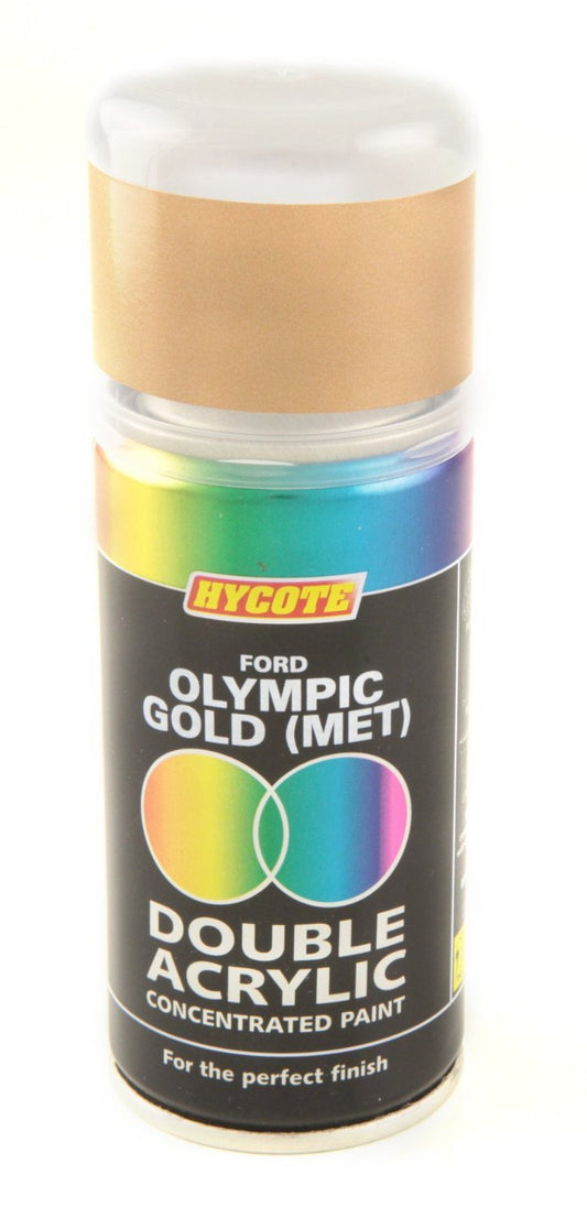 Hycote Ford Olympic Gold Metallic Double Acrylic Spray Paint 150Ml Xdfd713 Hycote