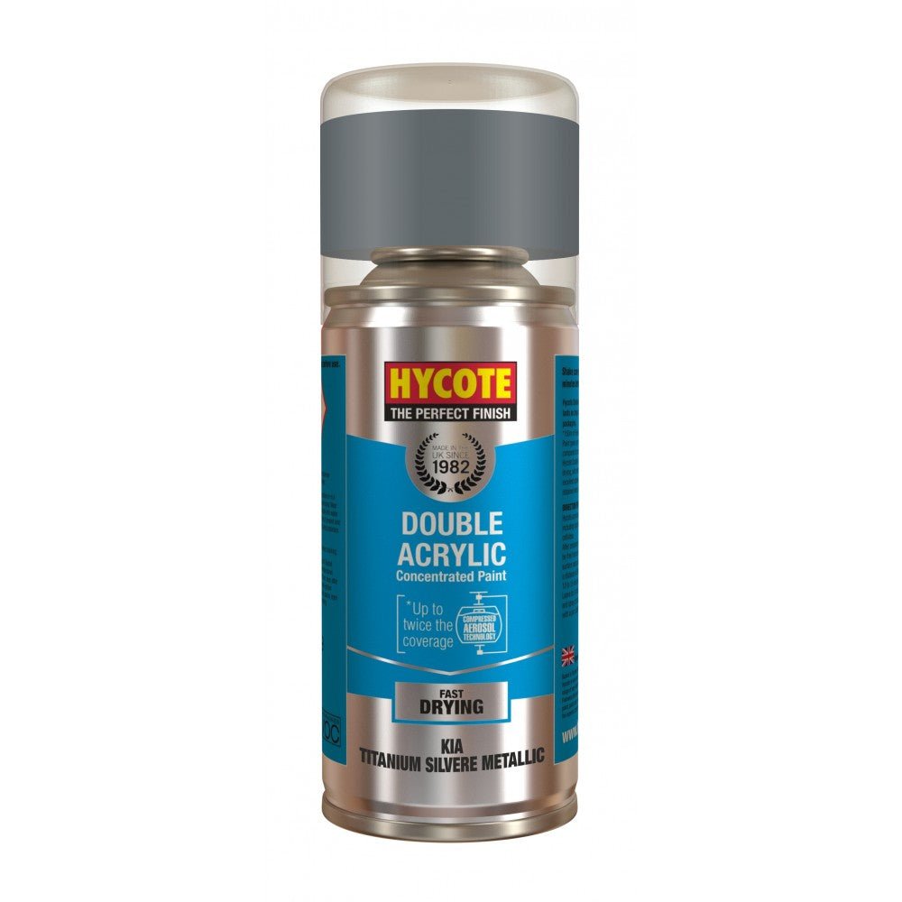 Hycote Kia Titanium Silver Metallic Spray Paint 150Ml Xdka102 Hycote