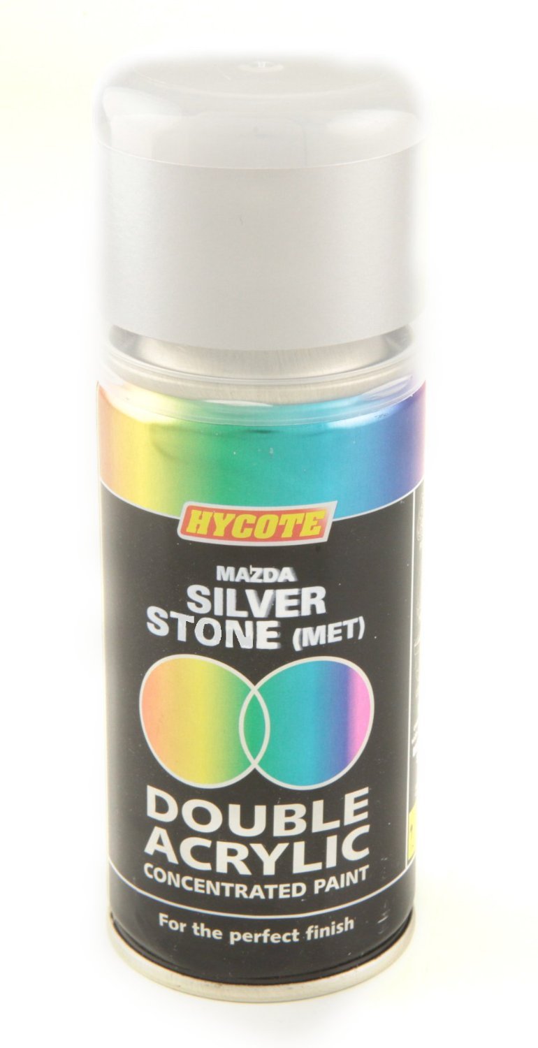 Hycote Mazda Silver Stone Metallic Double Acrylic Spray Paint 150Ml Xdmz401 Hycote