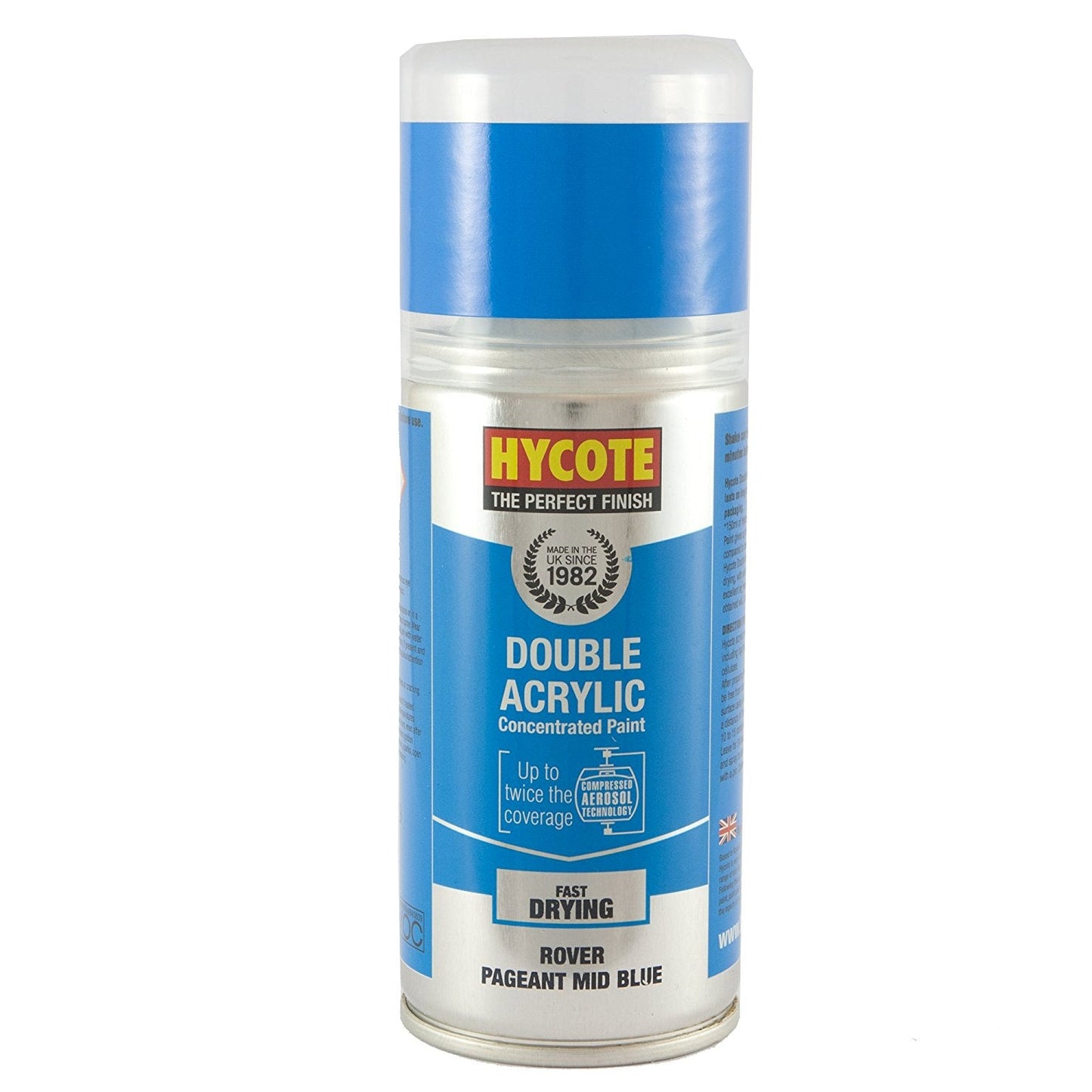 Hycote Rover Pageant Midnight Blue Double Acrylic Spray Paint 150Ml Xdrv212 Hycote