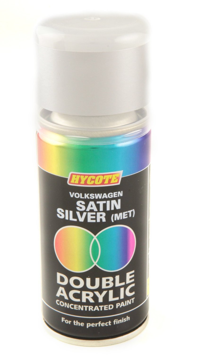 Hycote Volkswagen Satin Silver Double Acrylic Spray Paint 150Ml Xdvw405 Hycote