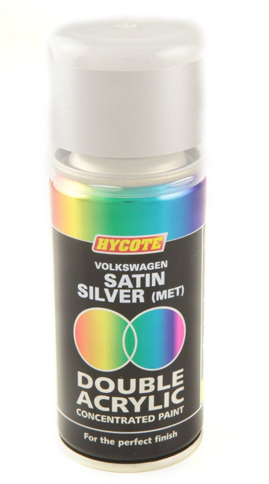 Hycote Volkswagen Satin Silver Double Acrylic Spray Paint 150Ml Xdvw405 Hycote