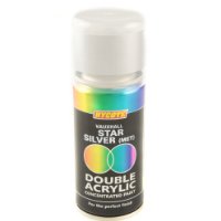 Hycote Vauxhall Star Silver Double Acrylic Spray Paint 150Ml Xdvx413 Hycote