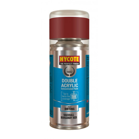 Hycote Vauxhall Burgundy Red Double Acrylic Spray Paint 150Ml Xdvx508 Hycote