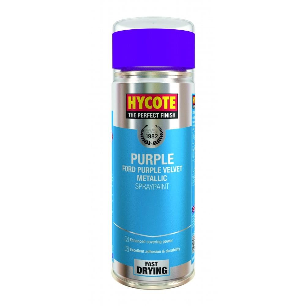 Hycote Ford Purple Velvet Metallic Spray Paint 400ml XUK1024 Hycote