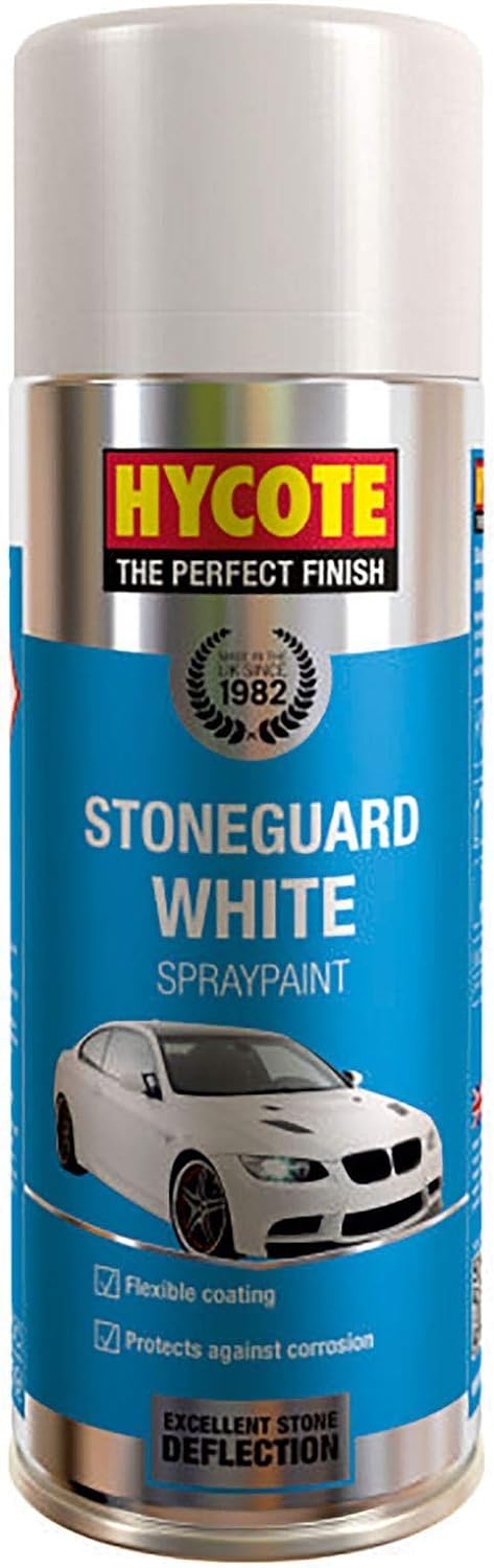 Hycote Stoneguard White Spray Paint 400Ml Xuk476 Hycote
