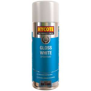 Hycote Gloss White Spray Paint 400Ml Xuk032-0