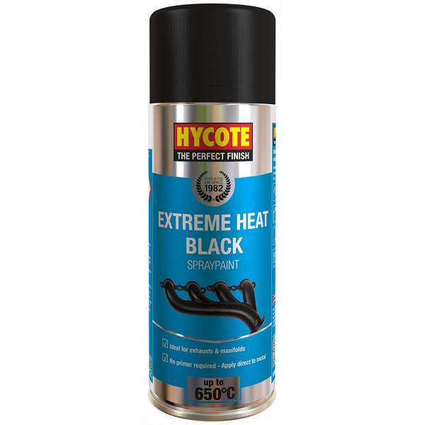 Hycote Vht Black Very High Temperature Spray Paint 400Ml Xuk1001-0