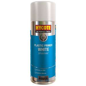 Hycote White Plastic Primer Spray Paint 400Ml Xuk610-0