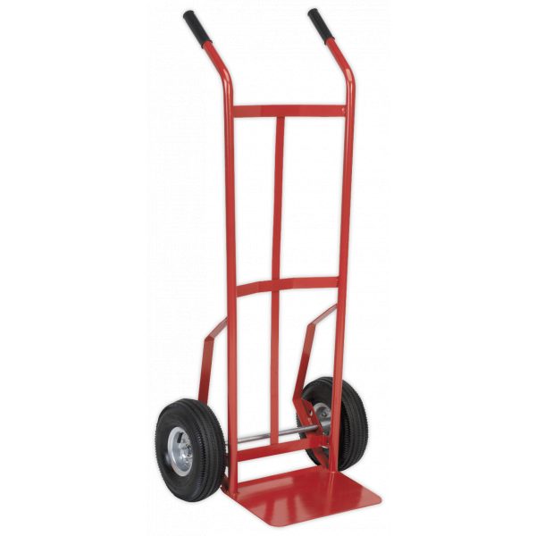 Sealey CST987 Sack Truck with Pneumatic Tyres 200kg Capacity-0