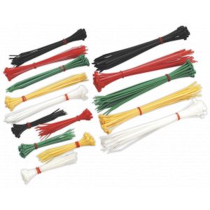 Sealey CT375 Cable Tie Assortment Pack of 375-0
