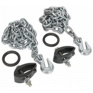 Sealey RE91/5/CK Chain Kit 2 x 2mtr Chains 2 x Clamps-0