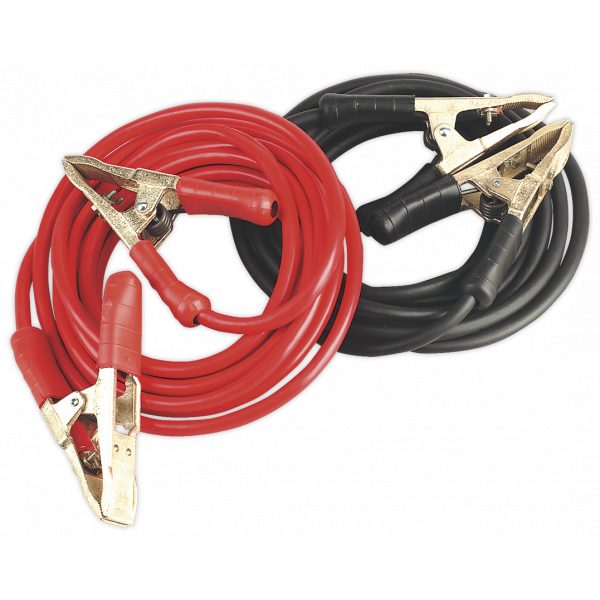 Sealey SBC50/6.5/EHD Booster Cables Extra Heavy-Duty Clamps 50mm² x 6.5mtr Copper 900Amp-0