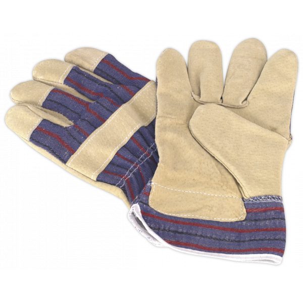 Sealey SSP12 Rigger's Gloves Pair-0