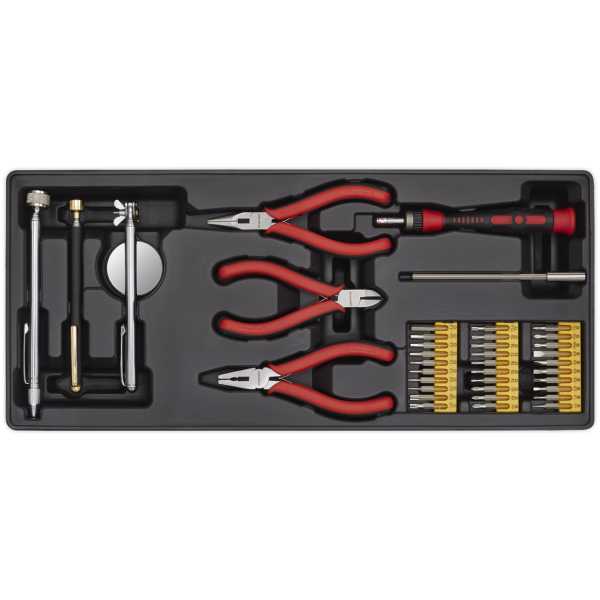 Sealey TBT17 Tool Tray with Precision & Pick-Up Tool Set 38pc-0