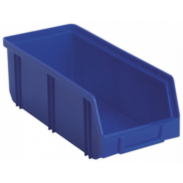 Sealey TPS2D Plastic Storage Bin Deep 105 x 240 x 85mm - Blue Pack of 28-0