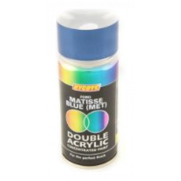 Hycote Ford Matisse Blue Metallic Double Acrylic Spray Paint 150Ml Xdfd217-0