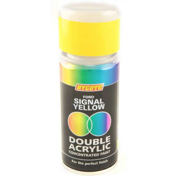 Hycote Ford Signal Yellow Double Acrylic Spray Paint 150Ml Xdfd709-0