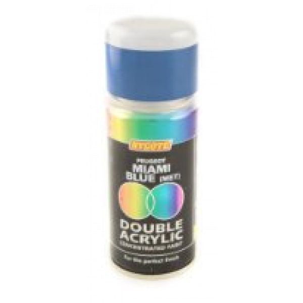 Hycote Peugeot Miami Blue Double Acrylic Spray Paint 150Ml Xdpg211-0