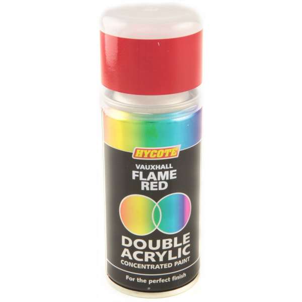 Hycote Vauxhall Flame Red Double Acrylic Spray Paint 150Ml Xdvx503-0