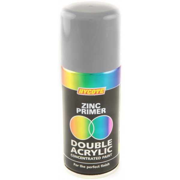 Hycote Zinc Primer Double Acrylic Spray Paint 150Ml Xdpb911-0