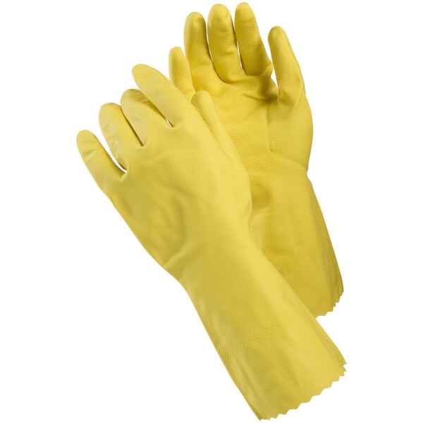 Tegera 8145 Yellow Latex Rubber Household Gloves