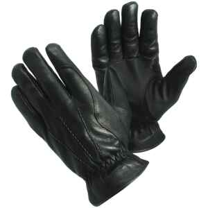 Tegera 300 Black Warm Winter Lined Leather Gloves