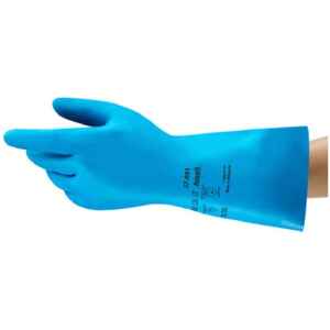 Ansell AlphaTec 37-501 Blue Nitrile Reusable Gloves