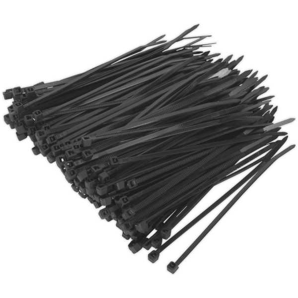 Sealey CT10025P200 Cable Tie 100 x 2.5mm Black Pack of 200-0