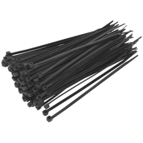 Sealey CT15036P100 Cable Tie 150 x 3.6mm Black Pack of 100-0