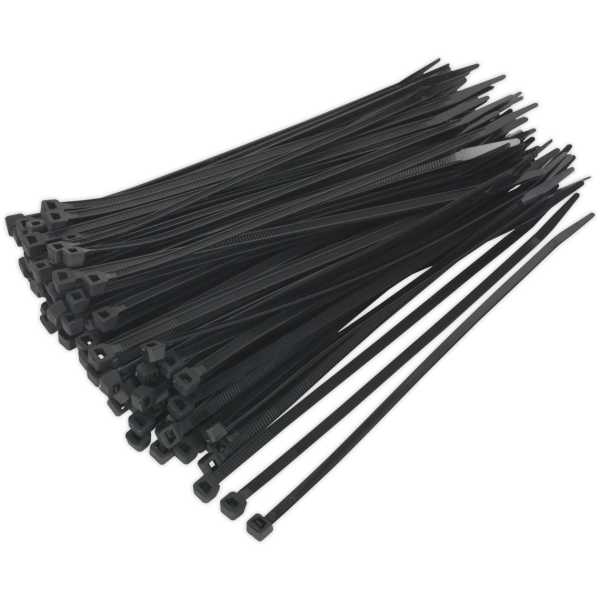 Sealey CT20048P100 Cable Tie 200 x 4.8mm Black Pack of 100-0