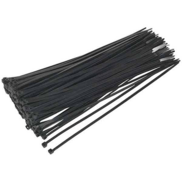 Sealey CT30048P100 Cable Tie 300 x 4.8mm Black Pack of 100-0