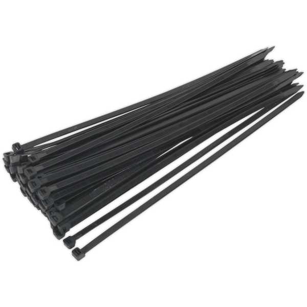 Sealey CT35076P50 Cable Tie 350 x 7.6mm Black Pack of 50-0