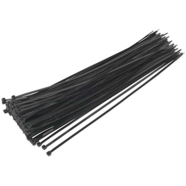 Sealey CT38048P100 Cable Tie 380 x 4.8mm Black Pack of 100-0