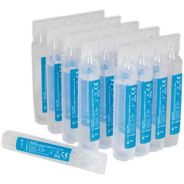 Sealey EWS25 Eye/Wound Wash Solution Pods Pack of 25-0
