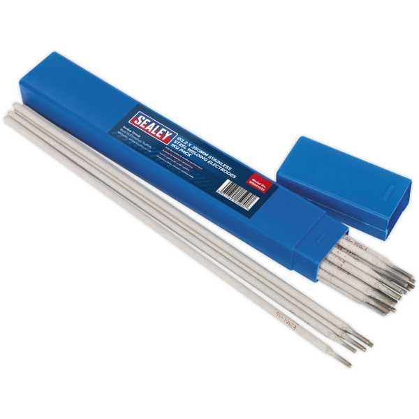 Sealey WESS1032 Welding Electrodes Stainless Steel Ø3.2 x 350mm 1kg Pack-0
