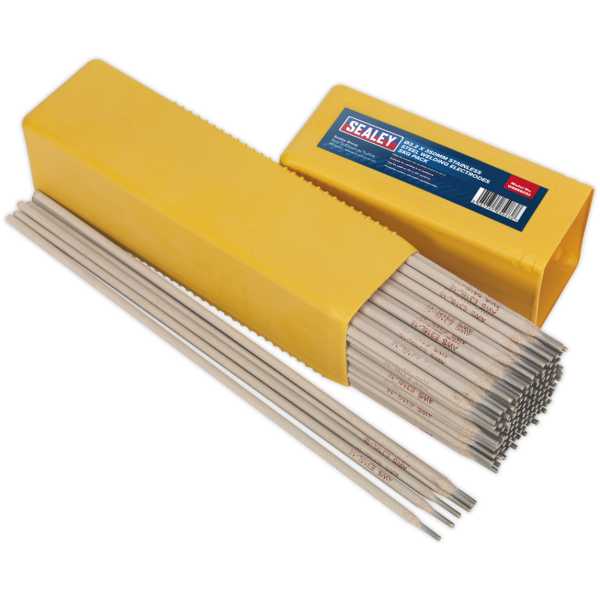 Sealey WESS5032 Welding Electrodes Stainless Steel Ø3.2 x 350mm 5kg Pack-0