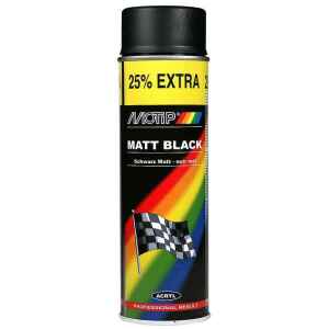 Motip Matt Black Spray Paint 500ml-0