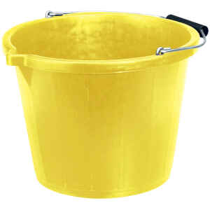 Draper 14.8L Bucket - Yellow 10636-0