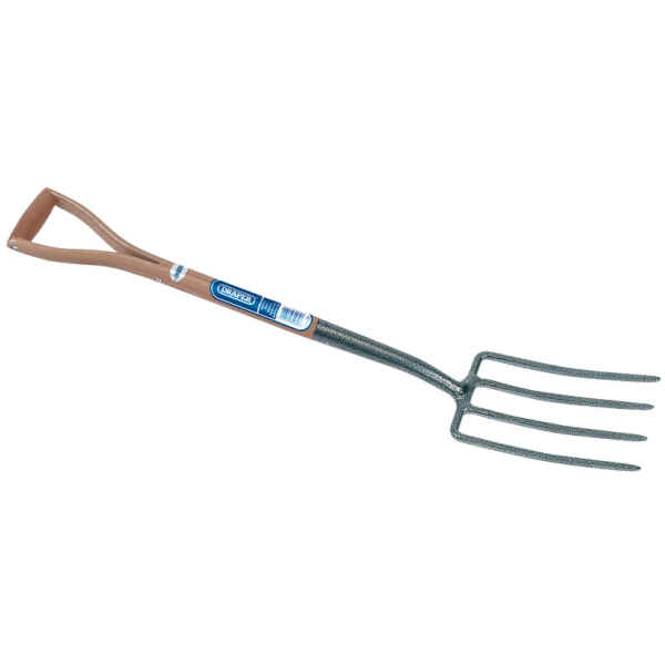 Draper Carbon Steel Garden Fork with Ash Handle 14301-0