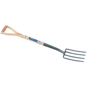 Draper Carbon Steel Border Fork with Ash Handle 14304-0