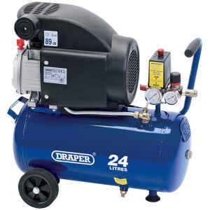 Draper 24L 230V 2.0hp (1.5kW) Air Compressor 24980-0