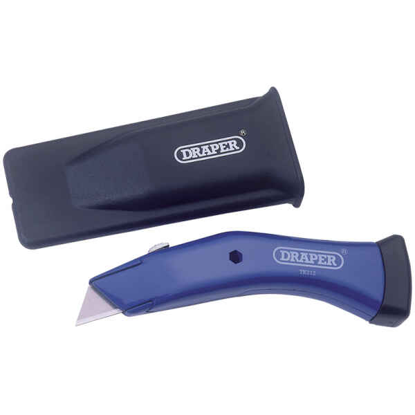 Draper Heavy Duty Retractable Trimming Knife with Quick Change Blade Facility 55059-0