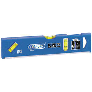 Draper Expert 250mm Plumb Site®️ Dual View™️ Torpedo Level with Magnetic Base 69554-0