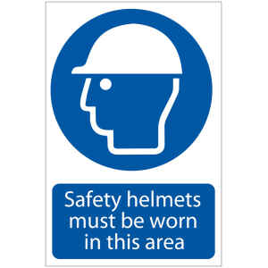 Draper 'Safety Helmet' Mandatory Sign 72053-0