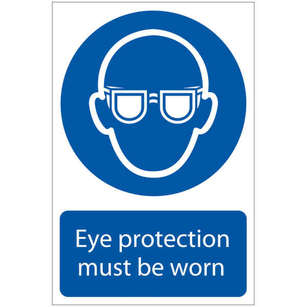 Draper 'Eye Protection' Mandatory Sign 72080-0