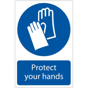 Draper 'Hand Protection' Mandatory Sign 72104-0